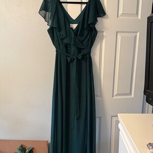 Birdy Grey Dark Green Maxi Dress